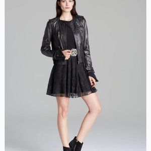 Alice & Olivia Monrow Leather Jacket